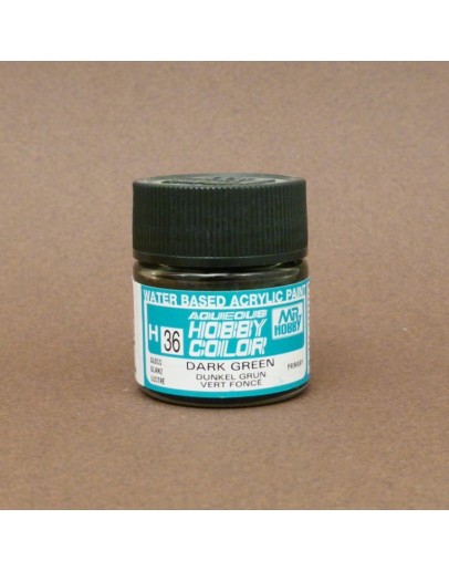 MR HOBBY AQUEOUS PAINT - H-036 Gloss Dark Green