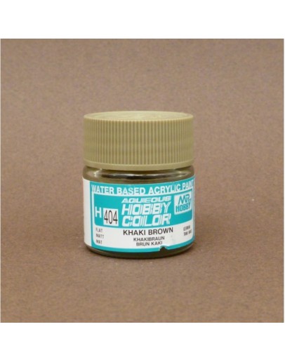 MR HOBBY AQUEOUS PAINT - H-404 Flat Khaki Brown