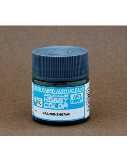 MR HOBBY AQUEOUS PAINT - H-458 Matt Maschinengrau