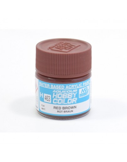 MR HOBBY AQUEOUS PAINT - H-463 Flat Red Brown