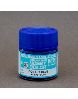MR HOBBY AQUEOUS PAINT - H-465 Flat Cobalt Blue