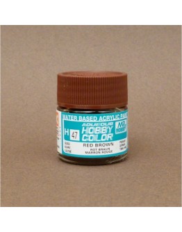 MR HOBBY AQUEOUS PAINT - H-047 Flat Red Brown