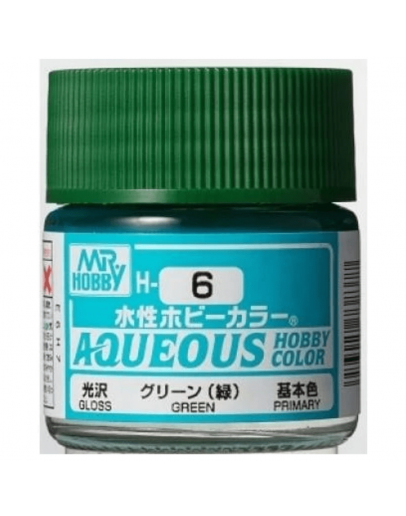 MR HOBBY AQUEOUS PAINT - H-006 Gloss Green