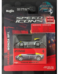 MAISTO SPEED ICONS 1/64 SCALE DIE-CAST MODEL CAR KIT - 15702 - FERRARI MONZA SP1 - MAT15702
