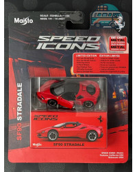 MAISTO SPEED ICONS 1/64 SCALE DIE-CAST MODEL CAR KIT - 15703 - FERRARI SF90 STRADALE - MAT15703