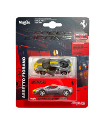 MAISTO SPEED ICONS 1/64 SCALE DIE-CAST MODEL CAR KIT - 15704 - FERRARI 296 GTB ASSETTO FIORANO - MAT15704