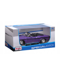 MAISTO 1/24 SCALE DIE-CAST MODEL CAR - 31264 - 1970 DODGE CHALLENGER R/T CONVERTIBLE