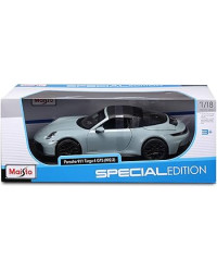 MAISTO 1/18 SCALE DIE-CAST MODEL CAR - 31470GN 2025 PORSCHE 911 TARGA 4 GTS HYBRID - MAT31470GN