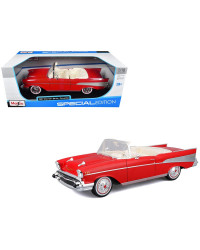 MAISTO 1/18 SCALE DIE-CAST MODEL CAR - 31476R - 1957 Chevrolet Bel Air Coupe