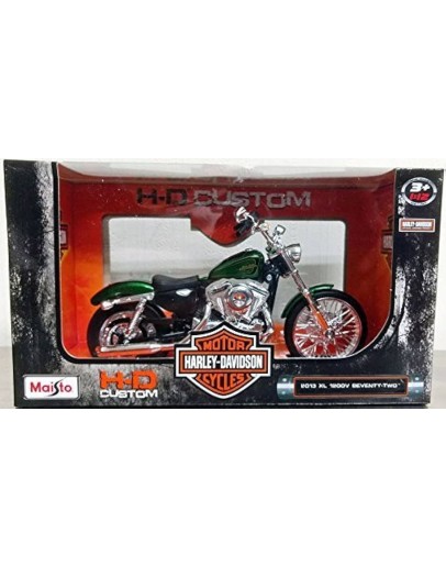 MAISTO 1/12 SCALE DIE-CAST MODEL MOTOR BIKE - 32335  HARLEY-DAVIDSON MOTOR CYCLES -2013 XL 1200V SEVENTY-TWO  MAT132335