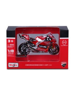 MAISTO 1/18 SCALE DIE-CAST MODEL MOTOR BIKE - MOT GP MILLER DUC MAT36391