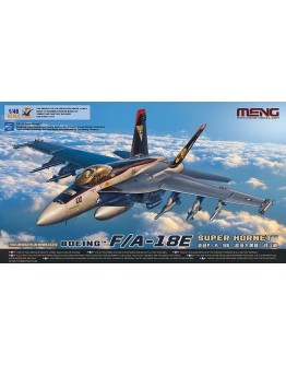 MENG 1/48 SCALE PLASTIC MODEL AIRCRAFT KIT - LS-012 - Boeing F/A-18E Super Hornet MMLS012