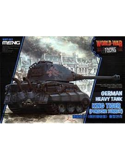 MENG TOONS PLASTIC MODEL KIT WWT-003 - KING TIGER - MMWWT003