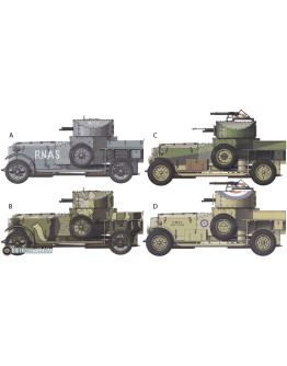 MENG 1/35 SCALE PLASTIC MILITARY MODEL KIT - VS-010 - BRITISH R-R ARMORED CAR - MMVS010