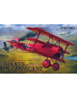 MENG 1/32 SCALE PLASTIC MODEL AIRCRAFT KIT - QS-002S - FOKKER DR.1 TRIPLANE 'RED BARON' -QS002S