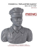 MENG 1/32 SCALE PLASTIC MODEL AIRCRAFT KIT - QS-002S - FOKKER DR.1 TRIPLANE 'RED BARON' -QS002S