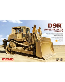 MENG 1/35 SCALE PLASTIC MILITARY MODEL KIT - SS-002 - D9R Armored Bulldozer MMSS002