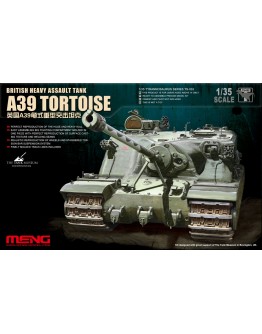 MENG 1/35 SCALE PLASTIC MILITARY MODEL KIT - TS-002 - British Heavy Assault Tank A39 Tortoise