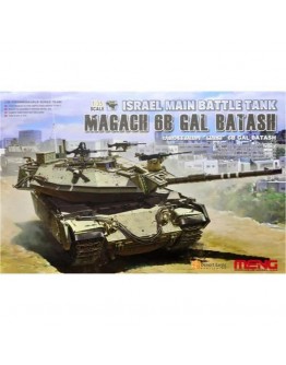 MENG 1/35 SCALE PLASTIC MILITARY MODEL KIT - TS-040 - Israel Main Battle Tank Magach 6B GAL Batash MMTS040