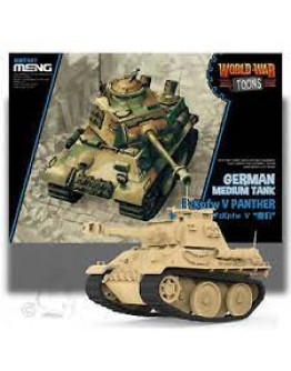 MENG TOONS PLASTIC MILITARY MODEL KIT - 007 - PANTHER TANK WWT007