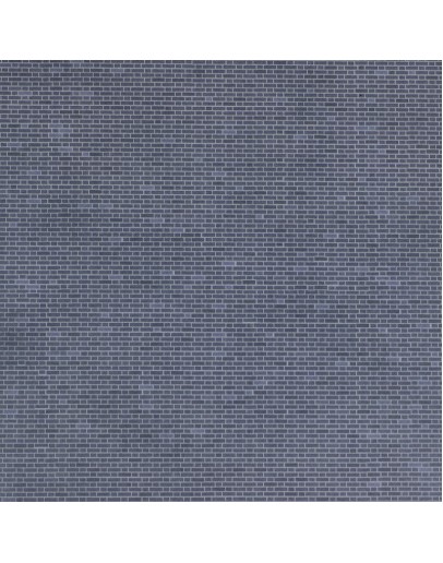 METCALFE OO/HO SCALE CARD KIT - M0053 Engineers Blue Brick Building Sheets