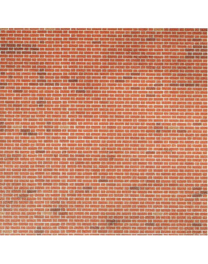 METCALFE OO/HO SCALE CARD KIT - M0054 Red Brick Builder Sheets 