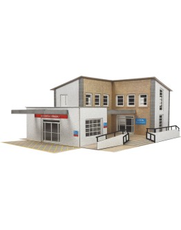 METCALFE OO/HO SCALE CARD BUILDING KIT - PO362 - Municipal Building