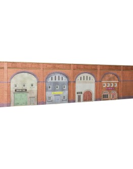 METCALFE OO/HO SCALE CARD BUILDING KIT - PO380 RAILWAY ARCHES