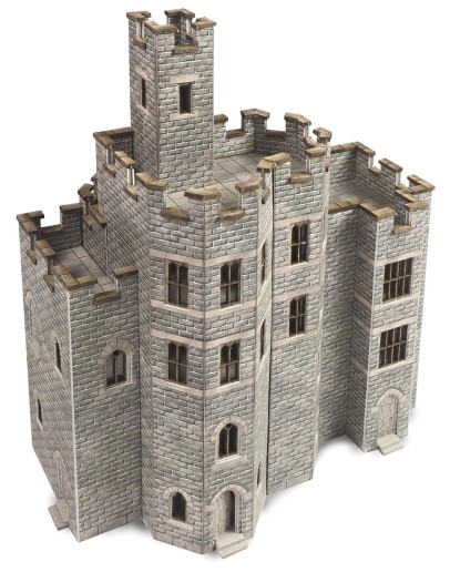 METCALFE N SCALE CARD BUILDING KIT - PN194 - CASTLE HALL