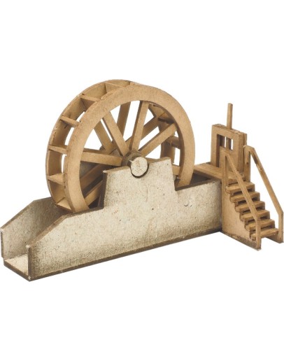 METCALFE N SCALE CARD BUILDING KIT - PN841 - Water Wheel