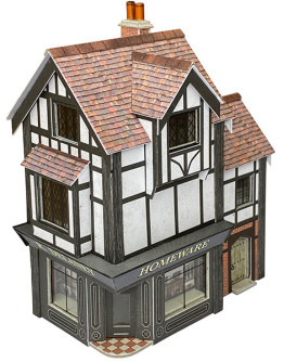 METCALFE N SCALE CARD BUILDING KIT - PN950 No. 1 MARKET STREET - METPN950
