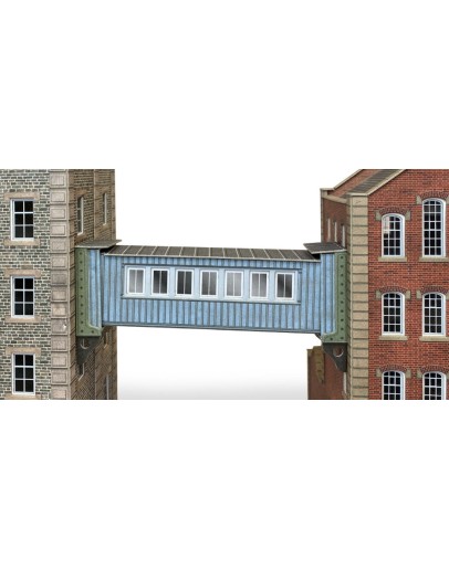 METCALFE N SCALE CARD BUILDING KIT - PN992 - Industrial Overbridge