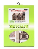 METCALFE OO/HO SCALE CARD BUILDING KIT - PO375 - LOW RELIEF HOTEL WEDNESDAY