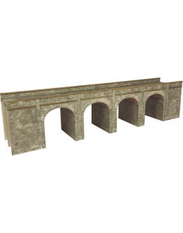 METCALFE N SCALE CARD BUILDING KIT - PN141 Stone Viaduct