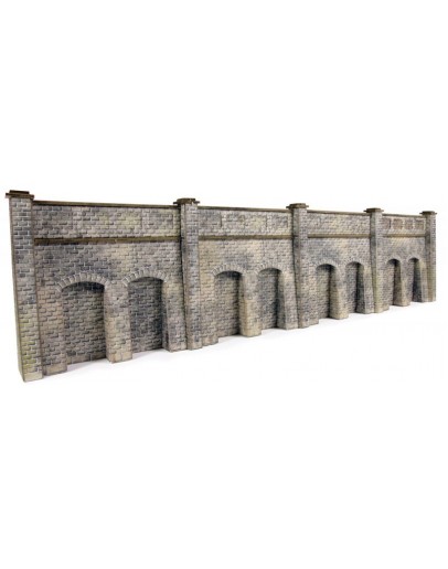 METCALFE N SCALE CARD BUILDING KIT - PN144 Stone Retaining Wall