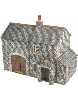 METCALFE N SCALE CARD BUILDING KIT - PN159 Stone Crofter's Cottage