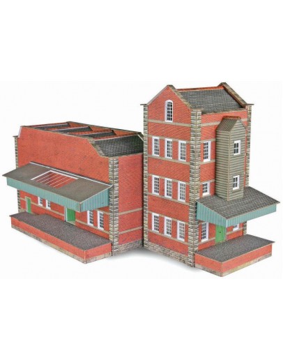 METCALFE N SCALE CARD BUILDING KIT - PN183 Small Factory