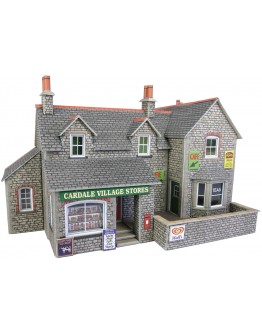 METCALFE OO/HO SCALE CARD BUILDING KIT - PO254 Village Shop & Cafe