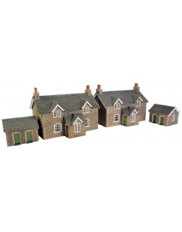 METCALFE OO/HO SCALE CARD BUILDING KIT - PO255 Workers Cottages