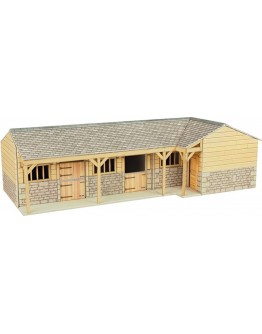METCALFE OO/HO SCALE CARD BUILDING KIT - PO256 Stable Block