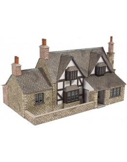METCALFE OO/HO SCALE CARD BUILDING KIT - PO267 Town End Cottage