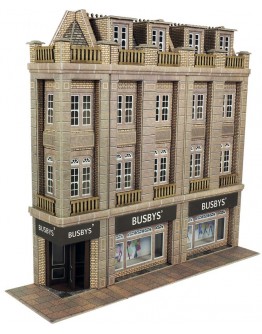 METCALFE OO/HO SCALE CARD BUILDING KIT - PO279 Low Relief Department Store