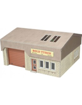 METCALFE OO/HO SCALE CARD BUILDING KIT - PO285 Industrial Unit