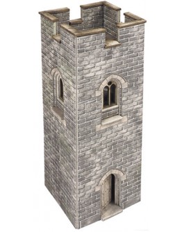 METCALFE OO/HO SCALE CARD BUILDING KIT - PO292 Castle Watch Tower