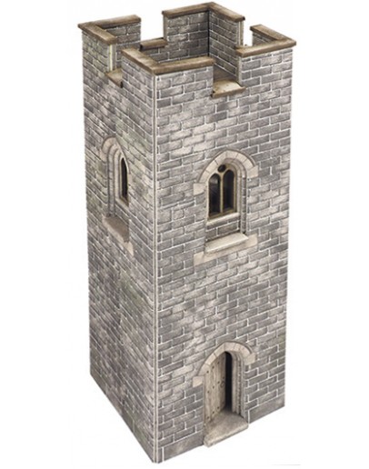 METCALFE OO/HO SCALE CARD BUILDING KIT - PO292 Castle Watch Tower