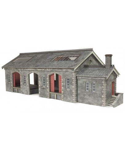 METCALFE OO/HO SCALE CARD BUILDING KIT - PO336 Settle / Carlisle Stone Goods Shed