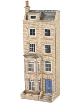 METCALFE OO/HO SCALE CARD BUILDING KIT - PO373 - Town House Front