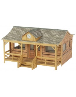 METCALFE OO/HO SCALE CARD BUILDING KIT - PO410 Wooden Pavilion