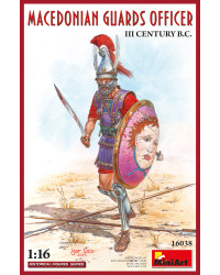 MINIART 1/16 SCALE MILITARY MODEL KIT - 16038 - Macedonian Guards Officer
