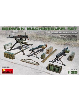 MINIART 1/35 SCALE MILITARY MODEL KIT - 35250 - German Machine Guns Set